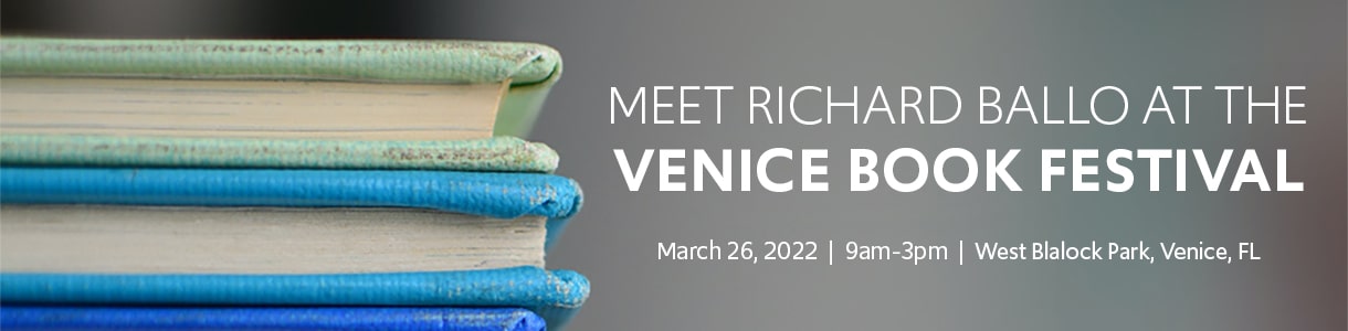 Meet author Richard Ballo at the 2022 Venice Book Festival